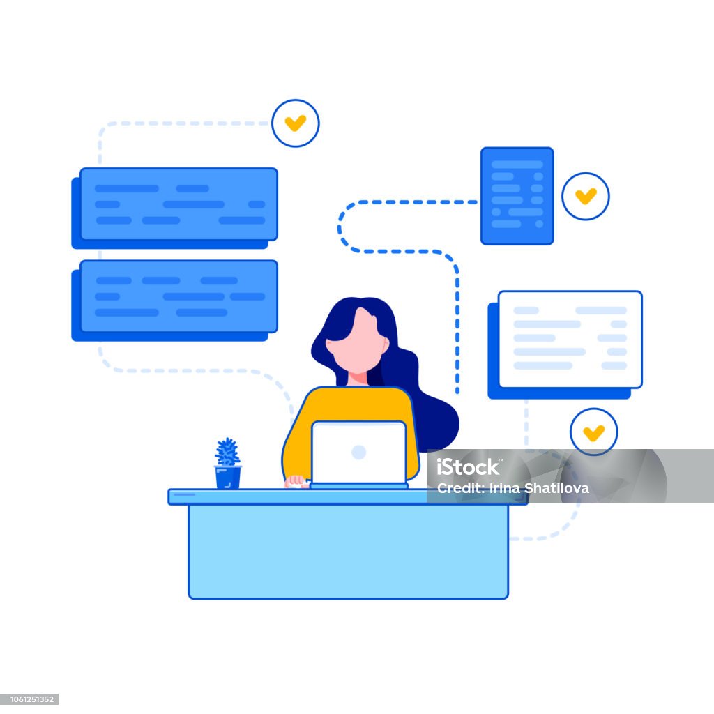 Programmer And Development Illustration Stock Illustration - Download ...