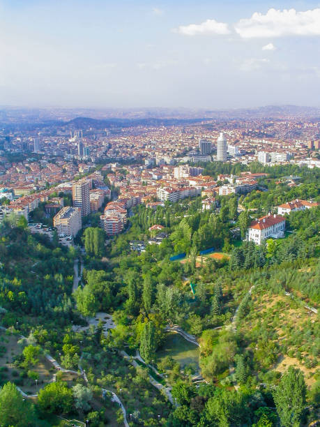 istock Ankara Aerial View with Botanical Park, Turkey 1061255794