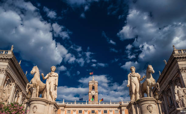 istock Capitoline Hill ancient monuments in Rome 1061258246