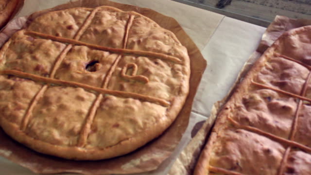Finished cake. Pie (Empanada) Patty. Typical food from Spain