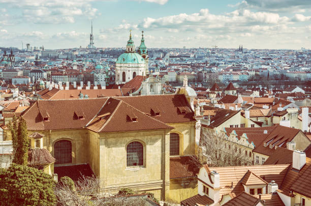 istock Beautiful Prague city, Czech, beauty filter 1061267994