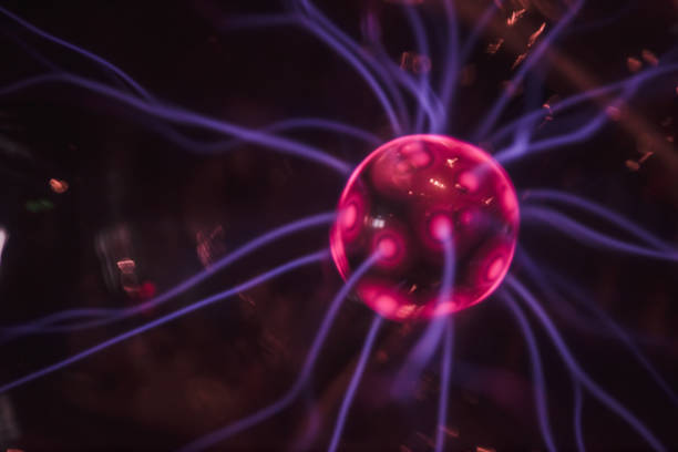 istock Close up of Plasma globe 1061277222