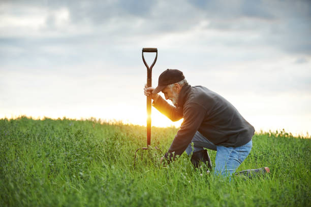 istock Doing his inspections around the farm 1061277640
