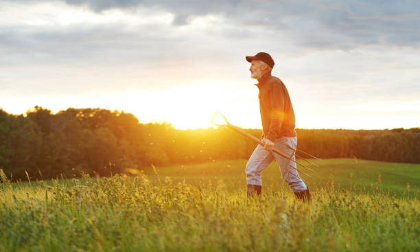 istock Doing his general maintenance around the farm 1061277660