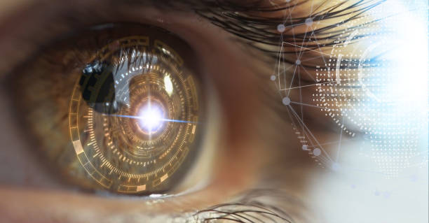 istock Digital Composite Image Of Human Eye 1061288508