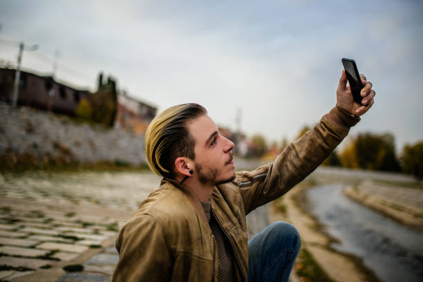 istock Taking selfie on the street 1061298880