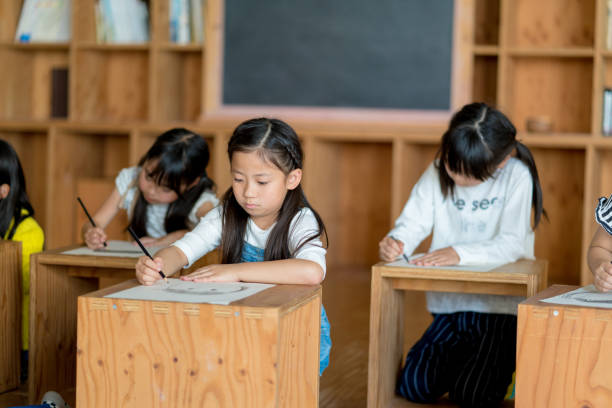 istock Young group of students in an arts and crafts class 1061299350