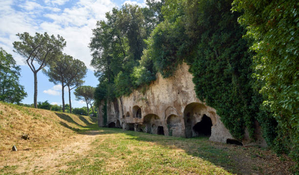 istock Etruscan necropolis in Sutri, Lazio Italy 1061302292