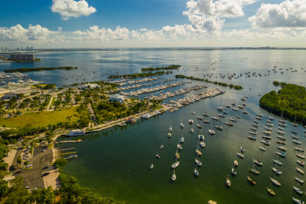 istock Aerial image of Coconut Grove Miami FL 1061302906
