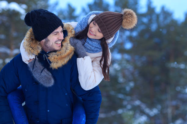 istock Young smiling couple walking outdoors together 1061306724