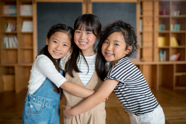istock Young group of school friends 1061308354
