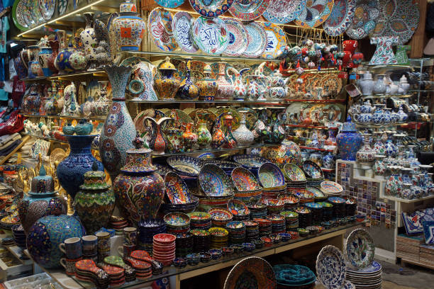 istock Colorful tiles in Grand Bazaar, Istanbul. 1061309072