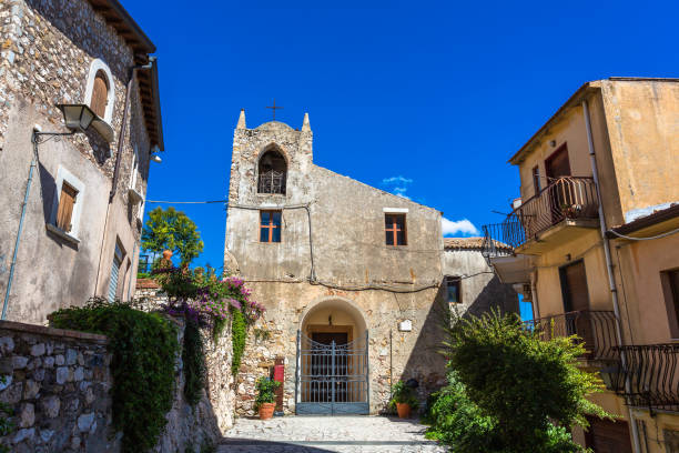 istock Architectural details. Castelmola, Sicily, Italy. 1061313400