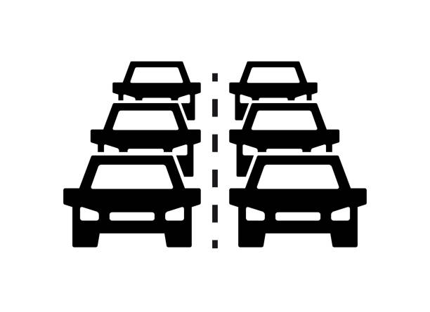 значок вектора пробки автомобиля, символ и иллюстрация знака на белом фоне. - sedan car isolated white stock illustrations