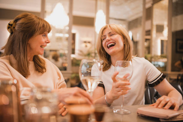 istock Women Socialising Over Drinks at the Bar 1061319036