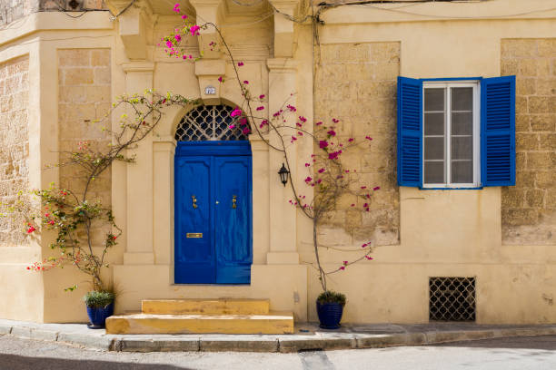 istock Sandsone architecture of Lija Malta 1061323366