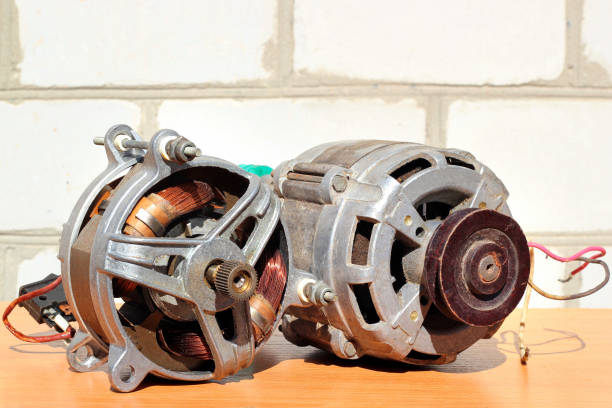 istock Two old electric motors 1061323382