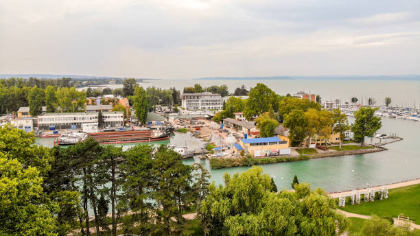 istock Aerial view of Siofok 1061324754