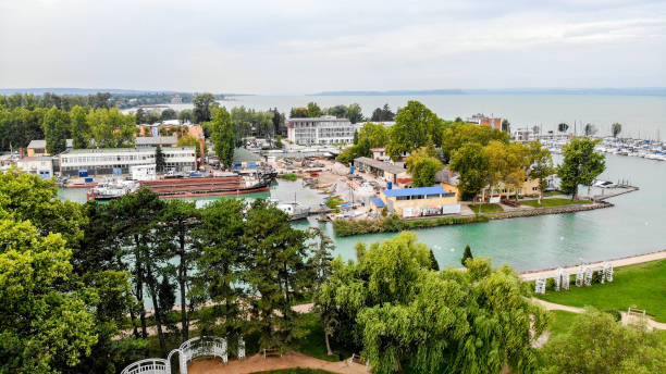istock Aerial view of Siofok 1061324822