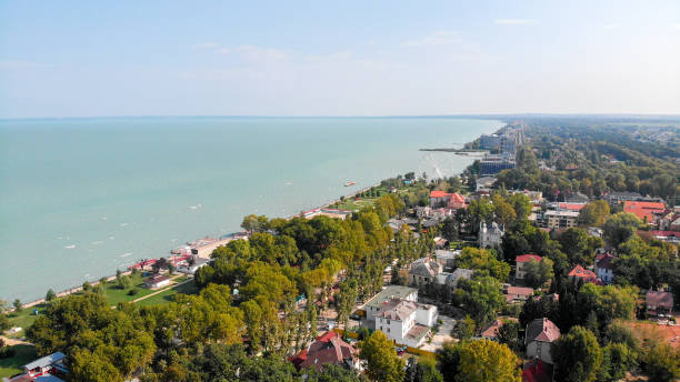 istock Aerial view of Siofok 1061325572