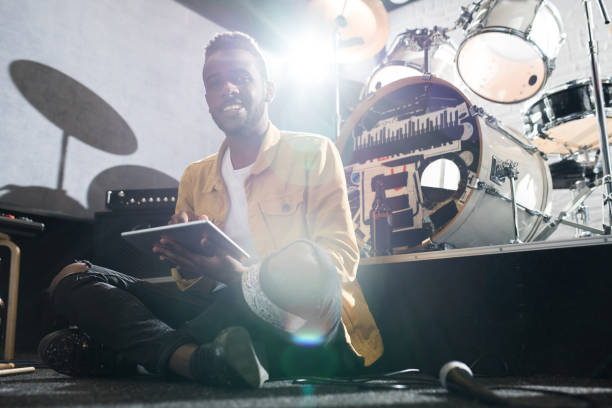 Young African-American Man in Studio