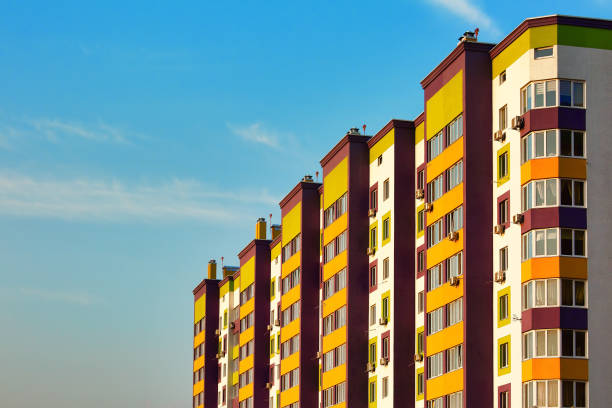 istock New-built house facade, contemporary urban background 1061331678