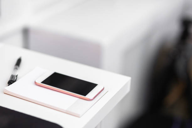 istock Smartphone on the office desk at home 1061331876