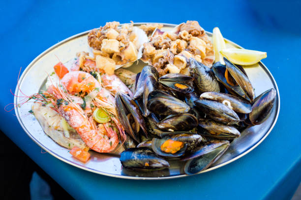 istock Maltese seafood and fish platter 1061333346