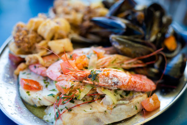 istock Maltese seafood and fish platter 1061335504