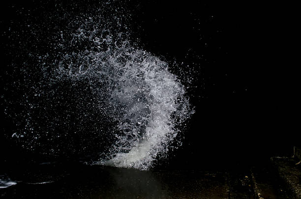 istock Splashing wave on the Black sea. 1061336232