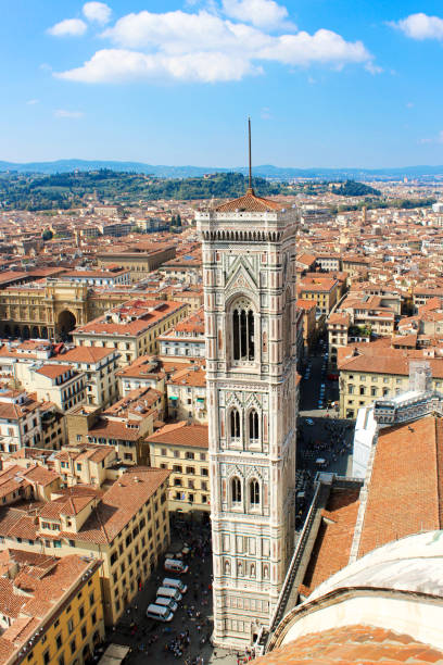 istock Panoramic view of Florence from Duomo cathedral cupola 1061337294