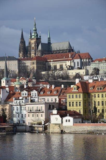 istock View of Prague at winter over Vltava river 1061338126