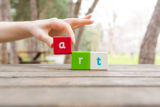 istock Art, word and hand 1061338282