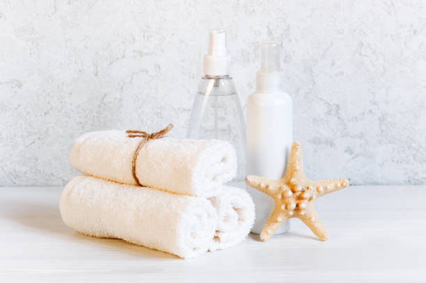istock White sunny composition with body care products 1061338602