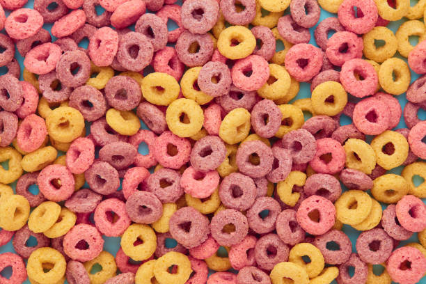 istock Top view of colorful cereal rings 1061343696