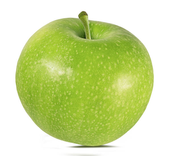 istock Green apple isolated on white background with clipping path 1061349666
