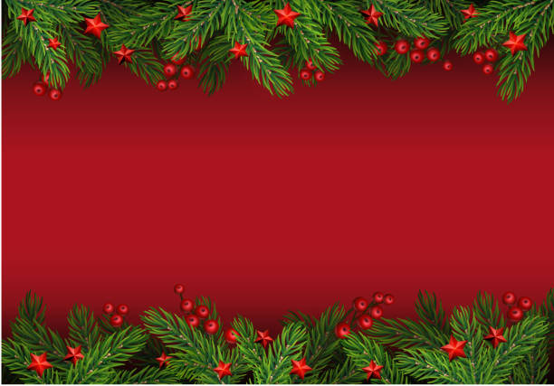 ภาพประกอบสต็อกที่เกี่ยวกับ “พื้นหลังคริสต์มาสที่มีต้นสน - december”