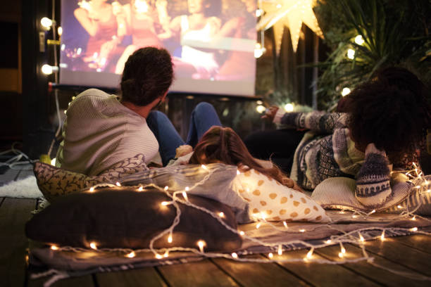 istock Movie night with friends 1061356346