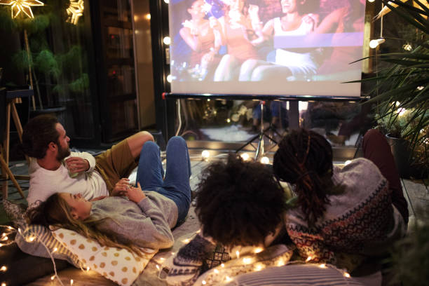 istock Movie night with friends 1061356700