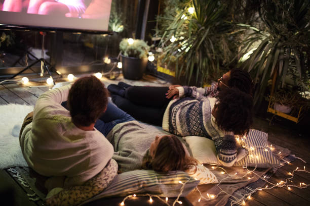 istock Movie night with friends 1061356878