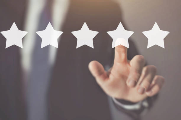 istock Customer review and feedback, reputation management. 1061356930