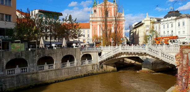 istock Ljubljanica river after heavy rain 1061362958