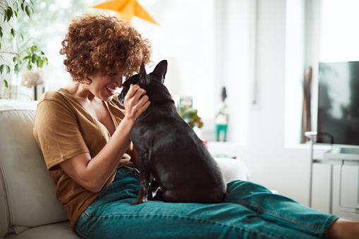 Lifestyles in Barcelona, one woman at home.
spanish model.