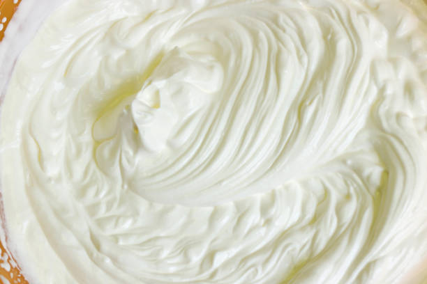 istock Bowl of softly whipped cream 1061382612