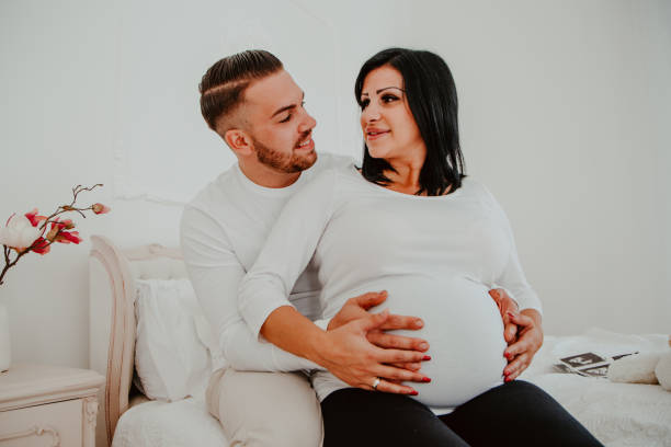 istock Young parents with child 1061382614