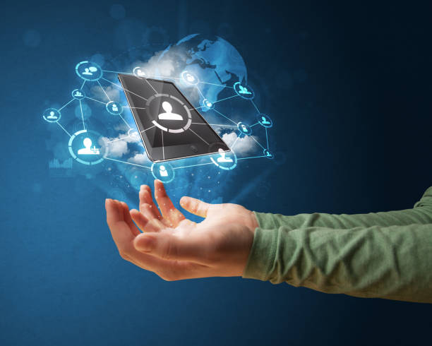 istock Cloud technology in the hand of a woman 1061386354