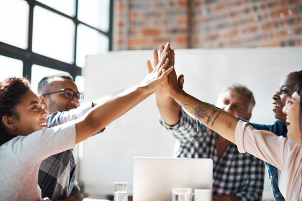 istock Taking on business challenges with enthusiasm 1061389706