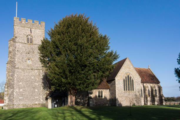istock St Marys Church, Chartham, Kent 1061392454