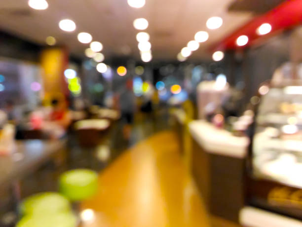 istock Blurred people dinning in the restaurant 1061397482