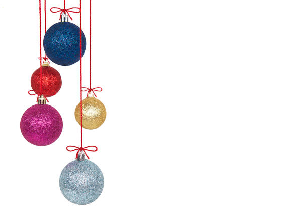 istock Christmas Ornaments isolated on a white background. 1061401780